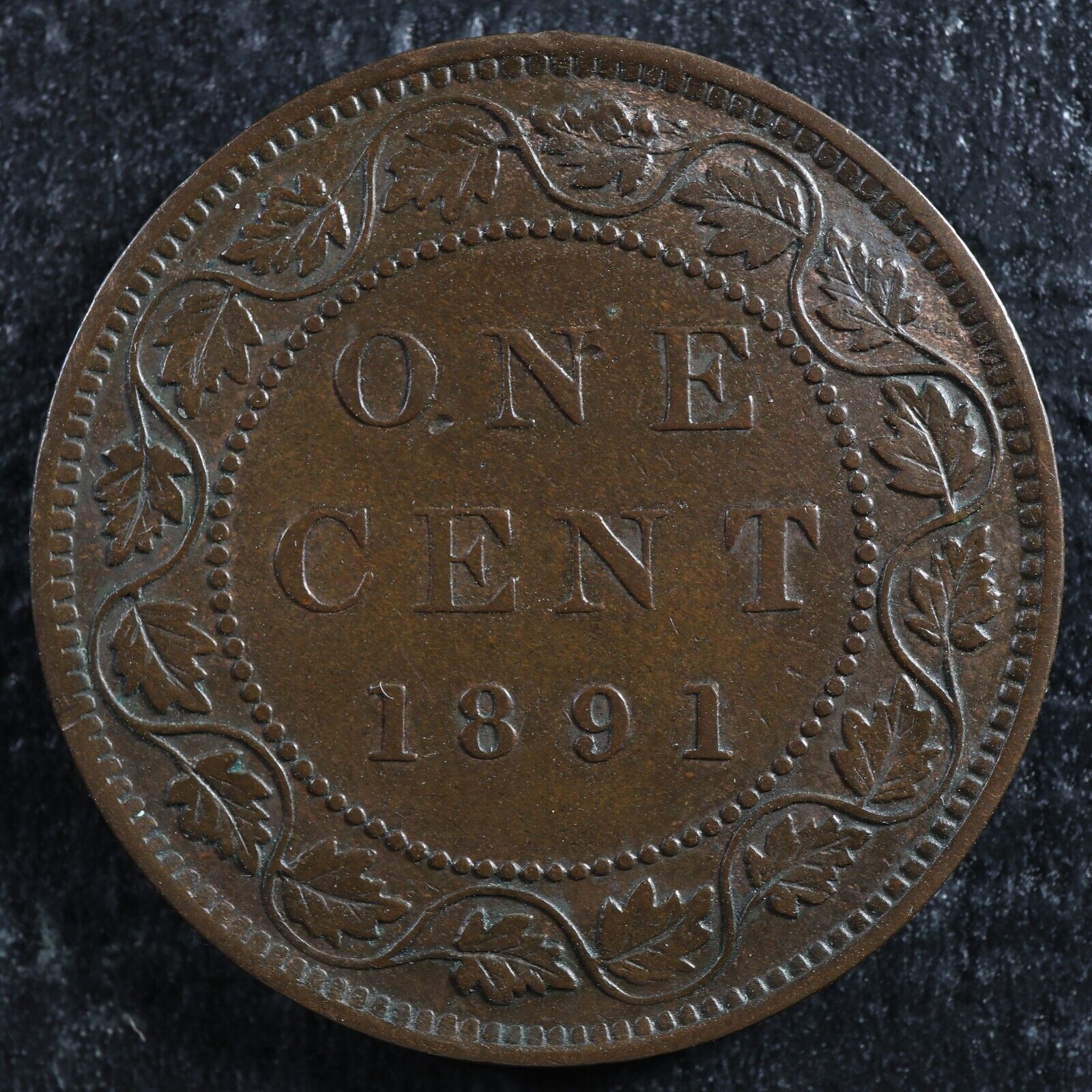 Cent Sd Sl Obv Canada One Large Penny Bronze Queen Victoria C