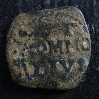 1 grano 1670 DIBV Messina mint Kingdom of Sicily Italian States Eagle