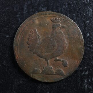 1 heller 1693 Henneberg-Ilmenau German States KM#11 Copper