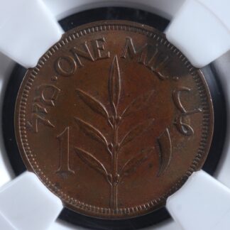 1-mil-1942-Palestine-KM1-PCGS-MS-63-Red-Bronze-276771049730-2