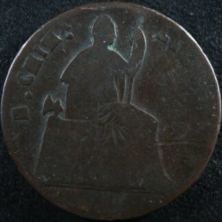 1/4 Real 1865 Chihuahua Mexico KM#344 copper Mexique