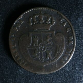 15-Real-1853-Spain-KM601-Espana-Espagne-c-Copper-doble-decimal-de-real-274556473390-2