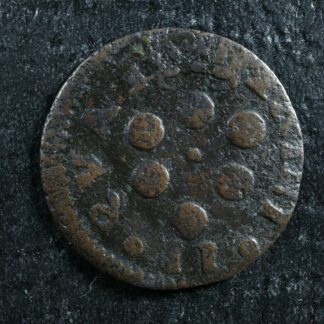 2 quattrini 1681 Pisa Gian Gastone KM#35 AE Copper Cosimo III di Medici
