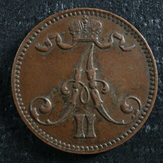 5-pennia-1867-Finland-KM41-Copper-Finlande-Suomi-pennia-275163407830-2