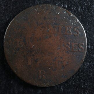 9-deniers-1721B-French-Colonies-Colonial-USA-US-Canada-New-France-Breton-507-276084812180-2