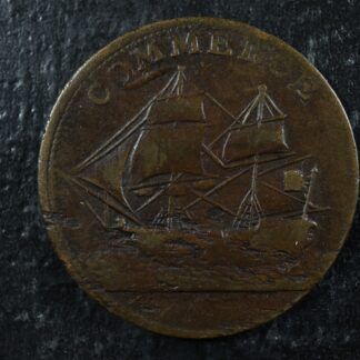 AM-5A2 North American token 1781 Commerce Canada USA ship Breen 1143 Breton 1013
