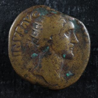 Antoninus Pius Dupondius 155-156 Rome RIC 953 Providentia Antonin le Pieux