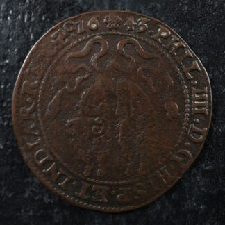 Bureau des Finances 1643 Bruxelles Southern Netherlands Jeton/Token Philippe IV