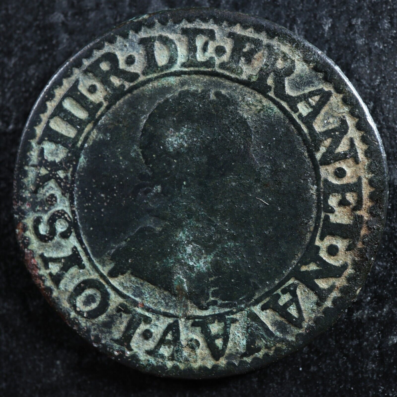 Double-tournois-1613A-Paris-France-Copper-Louis-XIII-275774396760-2