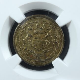 FT-8 NGC MS-61 1/8 Made Beaver Hudson's Bay Company HBC token Canada Breton 929