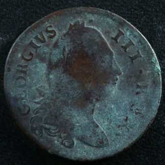 Halfpenny-1775-Ireland-KM140-copper-Irlande-Eire-harp-274817446970-2