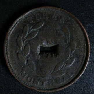 LC-22A Bouquet Sou token Montreal Lower Bas Canada Quebec Breton 676