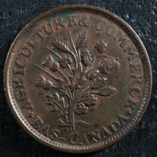LC-23C Bouquet Sou token Montreal Lower Bas Canada Quebec Breton 678