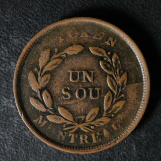 LC-30A Bouquet Sou token Montreal Lower Bas Canada Quebec Breton 698