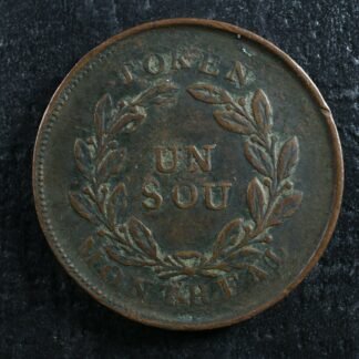 LC-31C Bouquet Sou token Montreal Lower Bas Canada Quebec Breton 694