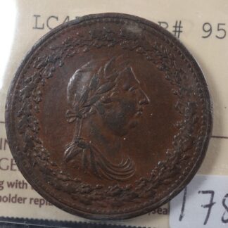 LC-47D1 ICCS EF-40 One Penny token 1812 Lower Bas Canada Tiffin Breton 959