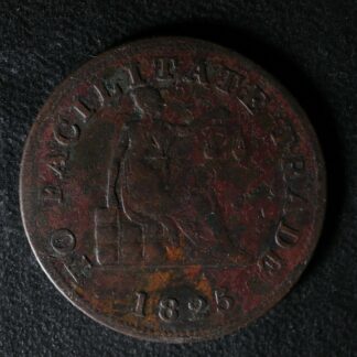 LC-53A2 1825 token To facilitate trade Bas Lower Canada Quebec Breton 992