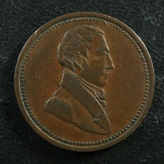 LC-59B1 Commercial Change 4.63g small bust token Lower Bas Canada Breton 1007