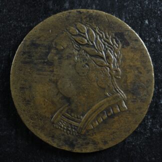 LC-60-15 1820 token Lower Bas Canada Quebec Bust and Harp Breton 1012