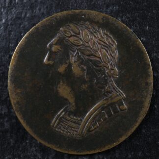 LC-60-15 1820 token Lower Bas Canada Quebec Bust and Harp Breton 1012