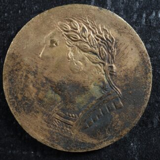 LC-60-16 1820 token Lower Bas Canada Quebec Bust and Harp Breton 1012