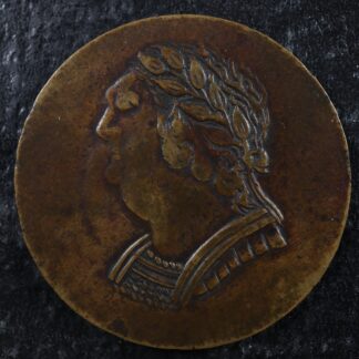 LC-60-3 1820 token Lower Bas Canada Quebec Bust and Harp Breton 1012