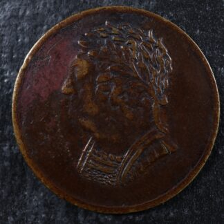 LC-60-7 1820 token Lower Bas Canada Quebec Bust and Harp Breton 1012