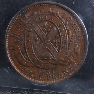 LC-8A1-ICCS-EF-45-Halfpenny-token-1837-Lower-Bas-Canada-City-Bank-Breton-522-276256186190-2