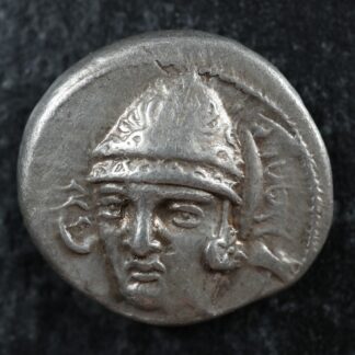 Larissa Thessaly AR Drachm c. -370 to -360 Aleuas Eagle