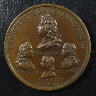 Louis XIV Dynastic Medal Médaille AE France Dated 1693 by Dollin 41 mm Betts 75E