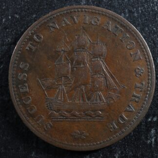 NS-23A1-Halfpenny-token-1815-Nova-Scotia-Canada-ship-Breton-888-275735623060-2