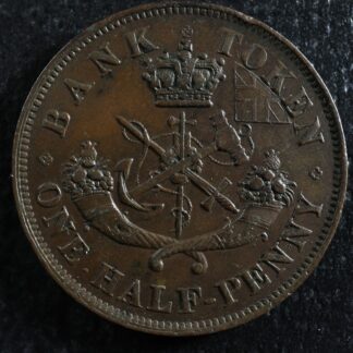 PC-5C1-Halfpenny-1854-token-Plain-4-Province-of-Upper-Canada-Bank-Breton-720-276792341010-2