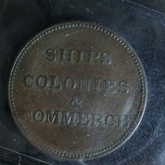 PE-10-36-ICCS-VF-30-Ships-Colonies-Commerce-token-PEI-Canada-Breton-997-274536600100-2