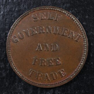 PE-7C1 1857 Prince Edward Island token PEI Canada Breton 919