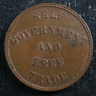 PE-7C2 1857 Prince Edward Island token PEI Canada Breton 919