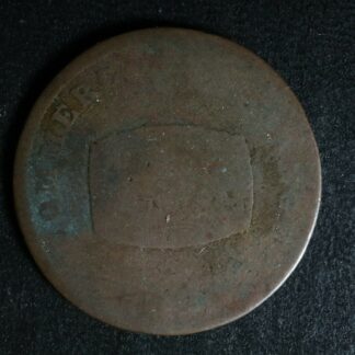 UC-10 Halfpenny token 1821 Upper Canada Commercial Change Ship Breton 728