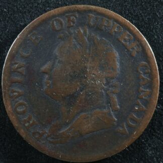 UC-14 Halfpenny token 1832 Province of Upper Canada Britannia Breton 732