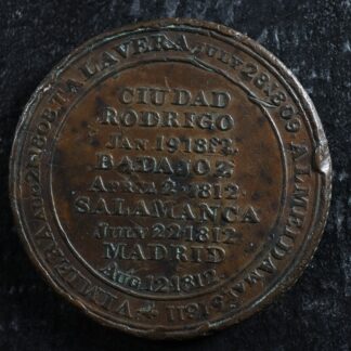 WE-11C2 Peninsular token 1812 Wellington Salamanca Madrid Canada Breton 986