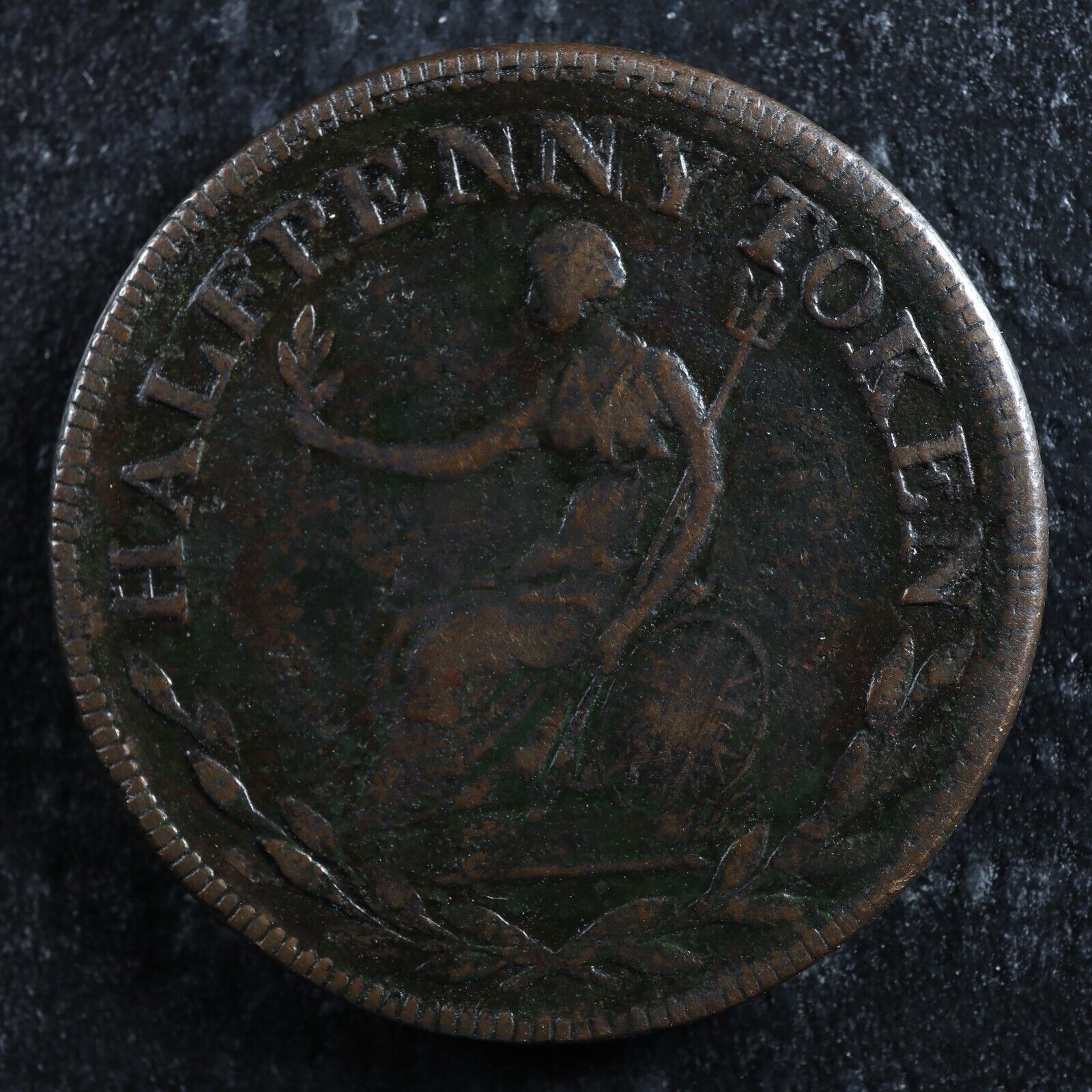 WE-2A2-Halfpenny-token-Canada-Field-Marshall-Wellington-Breton-971-275700587360-2