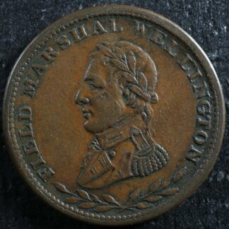 WE-2B2 Halfpenny token Field Marshal Wellington Canada Breton 972