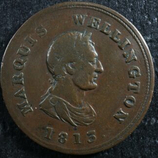 WE-7 Marquis Wellington 1813 token Commerce Canada Breton 978