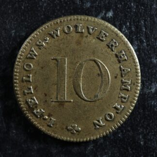 Wolverhampton-token-1826-value-of-10-I-Fellows-Brass-George-IV-276792426500-2