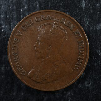 1 cent 1925 Canada one small penny King George V c ¢ EF-40