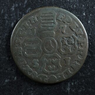1 liard 1751 Prince-bishopric of Liege KM#155 Copper