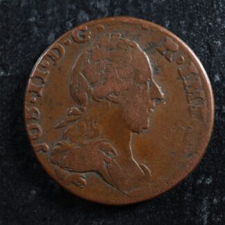 1 liard(Oord)  1782 Austrian Netherlands KM#30 Copper Pays-Bas autrichiens