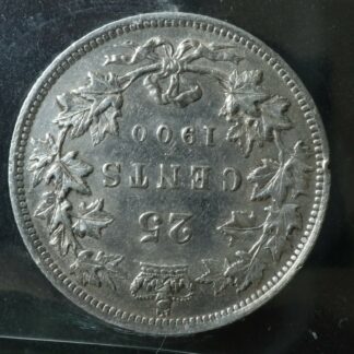 25-cents-1900-ICCS-EF-40-Canada-Queen-Victoria-c-silver-quarter-274632874421-2