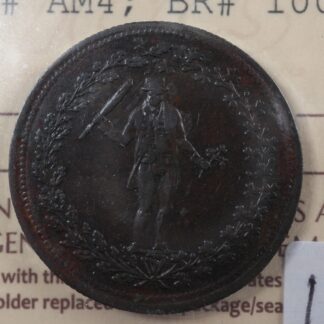 AM-4 ICCS EF-40 Pure copper preferable paper token Canada Irishman Breton 1009