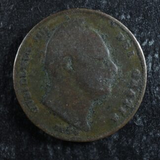Farthing 1834 Great Britain KM#705 Copper one UK GB Grande-Bretagne 1/4