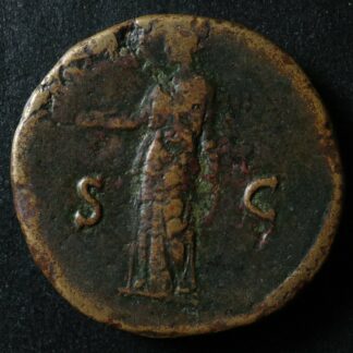 Hadrian-Sestertius-137-138-Diana-Bow-Arrow-Rome-RIC-2398-Hadrien-Sesterce-274630994471-2