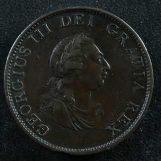 Halfpenny 1799 Great Britain KM#647 copper one GB Grande-Bretagne 1/2